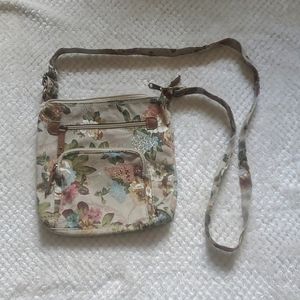 Crossbody floral purse
